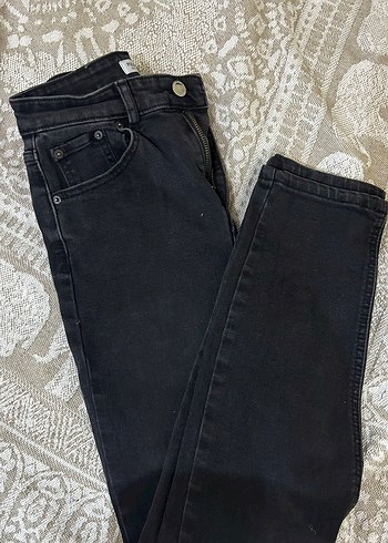 Siyah Midi Kot Pantolon