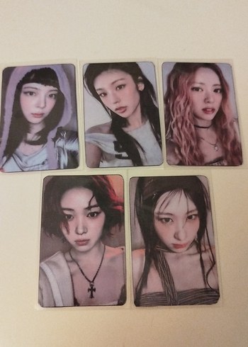 itzy 5'li pc set