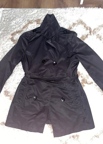 Siyah yağmurluk - Görsel 2