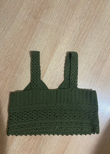 Diğer El örgüsü Yeşil Bohem Örgü Bralet