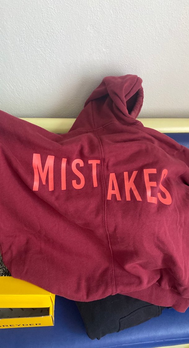 Bordo Kapüşonlu Kadın Sweatshirt - Görsel 2