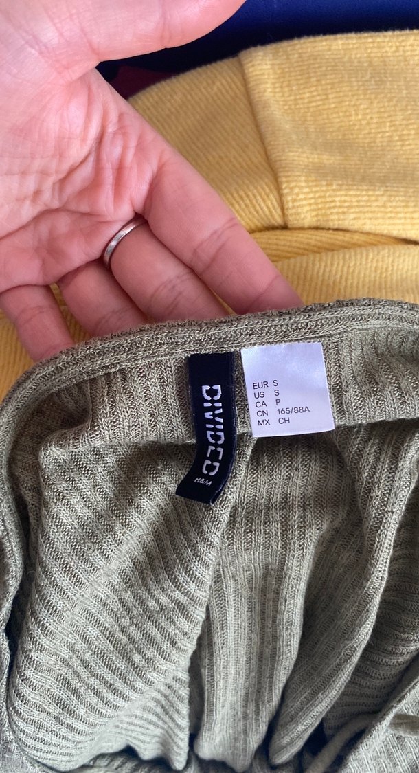 V Yaka Bağcıklı Kadın Triko Kazak - Görsel 2