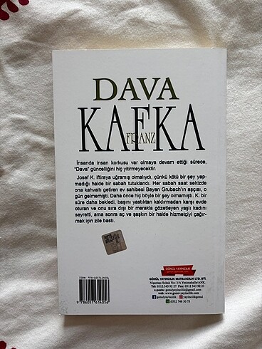  Beden SIFIR FRANZ KAFKA DAVA
