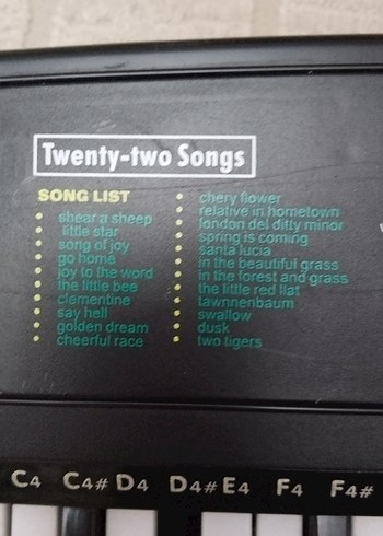 Renkli Müzikal Oyuncak Piyano - Görsel 2