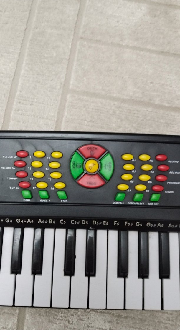 Renkli Müzikal Oyuncak Piyano - Görsel 4