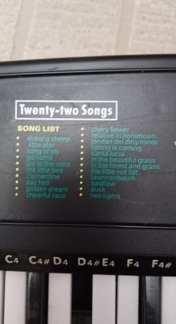 Renkli Müzikal Oyuncak Piyano - Görsel 2