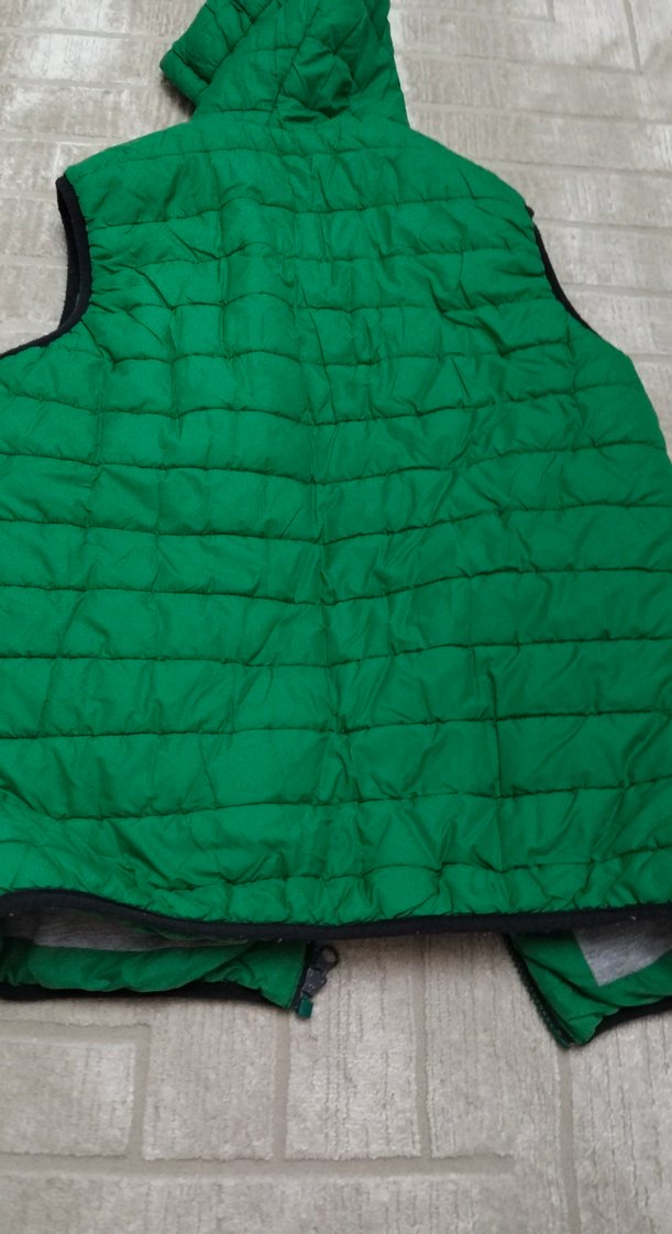 Erkek Çocuk Yeşil Fermuarlı Yelek - Görsel 2