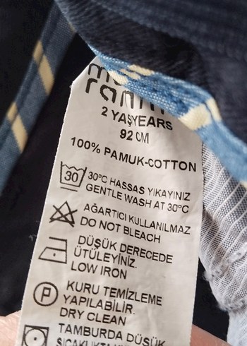 Erkek Çocuk Mavi Denim Pantolon - Görsel 5