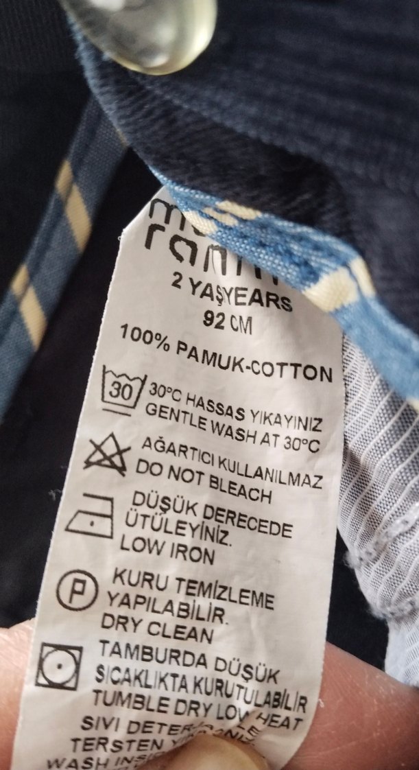 Erkek Çocuk Mavi Denim Pantolon - Görsel 5