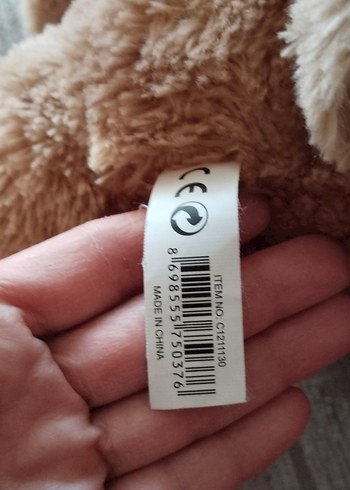 Kahverengi Peluş Ayıcık Oyuncak - Görsel 4