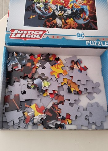 Renkli DC Süper Kahramanlar Çocuk Puzzle'ı - Görsel 2