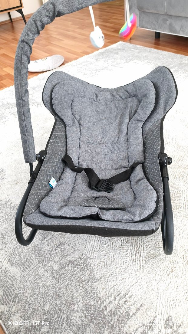 Gri Bebek Kanguru Taşıyıcı - Görsel 2