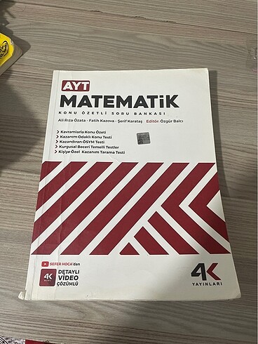 4k yayınları ayt matematik soru bankası