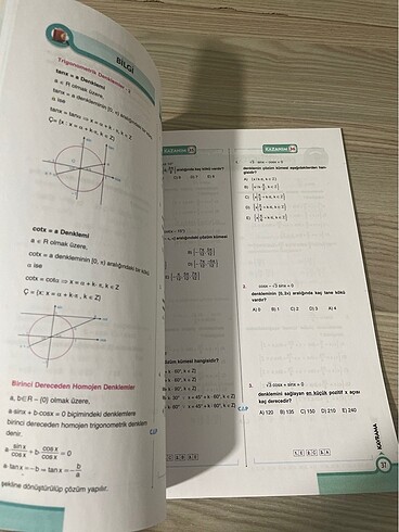  Beden Renk çap yayınları trigonometri fasikülü