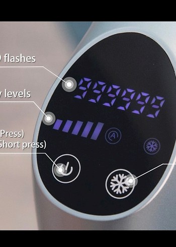 Beyaz Soğutmalı IPL Lazer Epilasyon Cihazı - Görsel 3