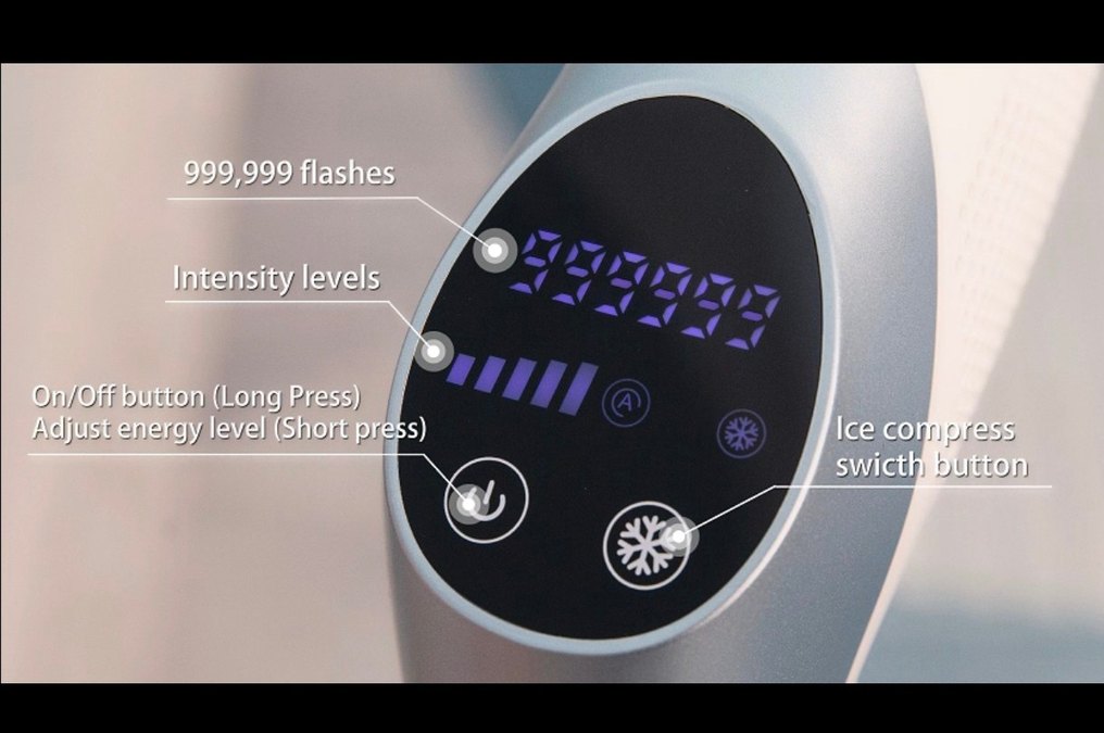 Beyaz Soğutmalı IPL Lazer Epilasyon Cihazı - Görsel 3