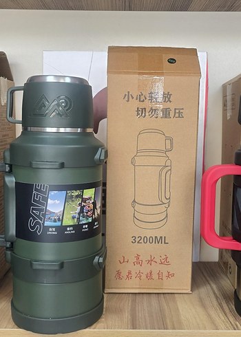 3200ML Büyük Kapasiteli termos artı 4 litrelik - Görsel 3