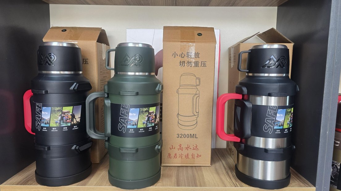 3200ML Büyük Kapasiteli termos artı 4 litrelik - Görsel 3