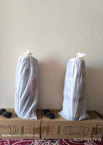 2500ML Siyah Termos Matara - Görsel 2