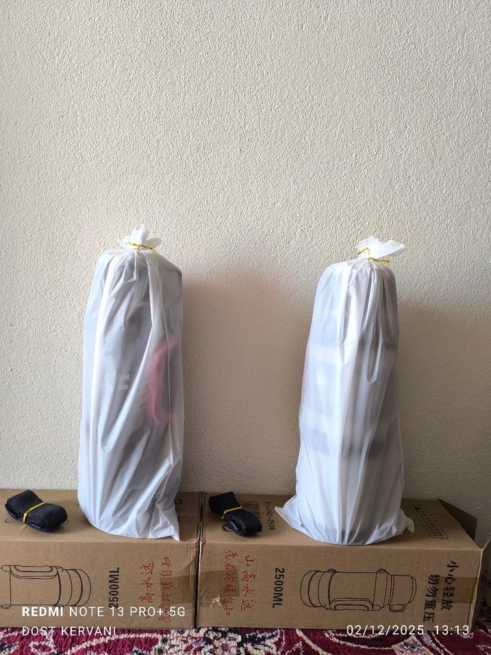 2500ML Siyah Termos Matara - Görsel 2