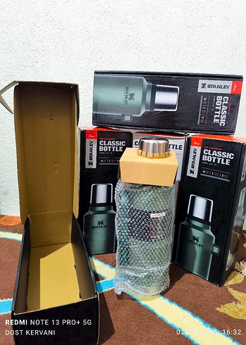 Stanley Classic Siyah Termos Şişe 1.4L - Görsel 4