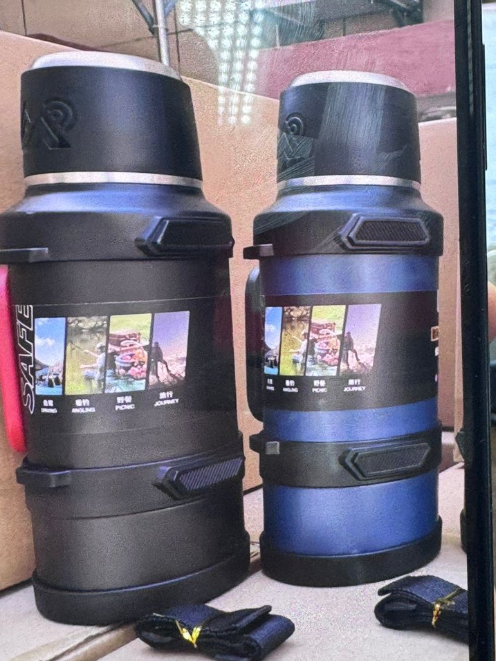 Çocuklar için Termos Şişe ve Isıtıcı - Haki - Görsel 2