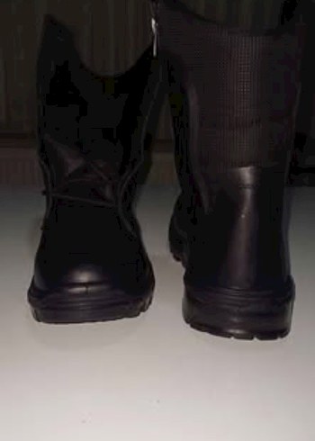 Sıfır, Siyah Kamuflaj Fermuarlı Biker Asker-Polis Botu 43-44 - Görsel 4