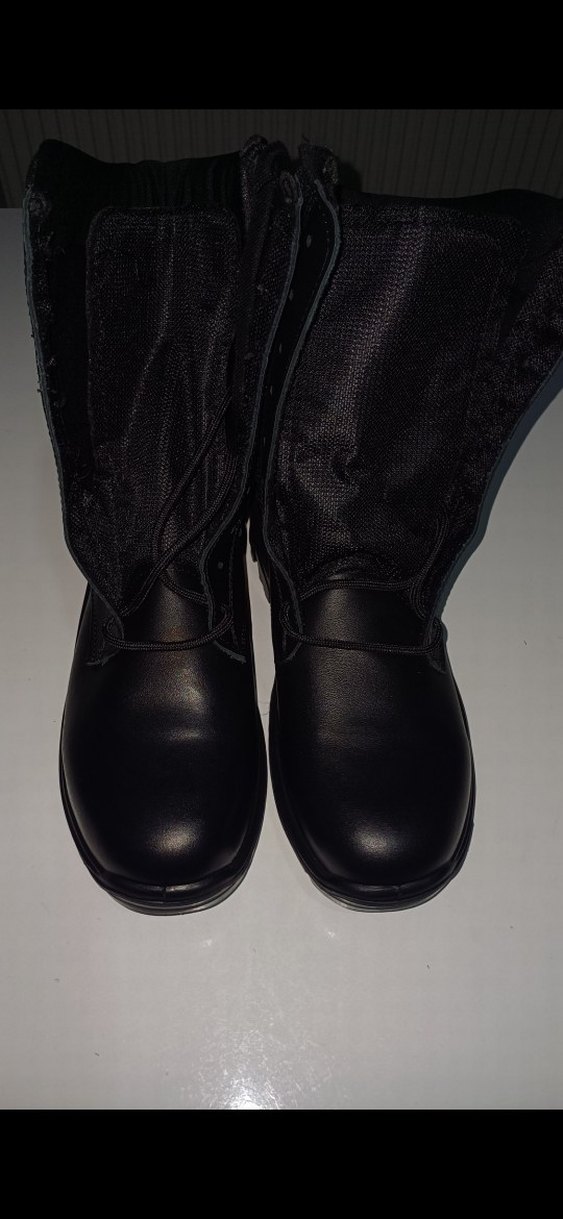 Sıfır, Siyah Kamuflaj Fermuarlı Biker Asker-Polis Botu 43-44 - Görsel 3