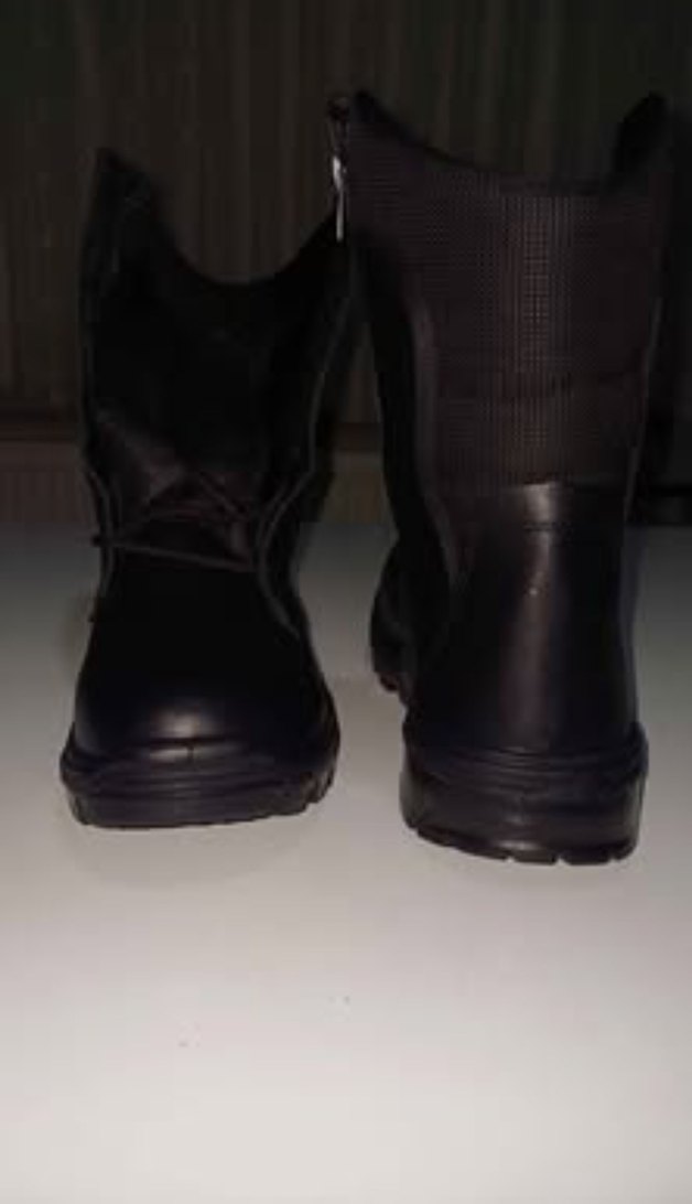 Sıfır, Siyah Kamuflaj Fermuarlı Biker Asker-Polis Botu 43-44 - Görsel 4