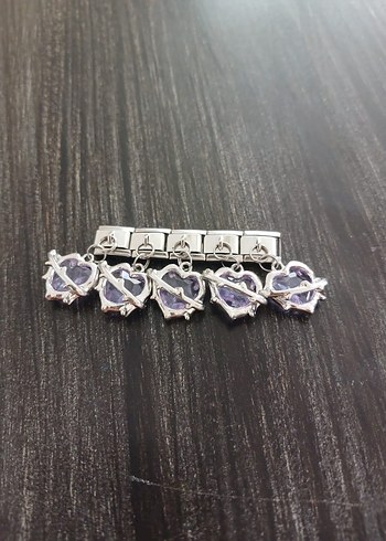 Adet Fiyatlı Kalpli İtalyan Charm