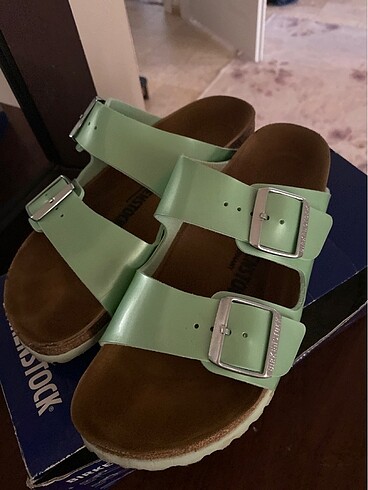 39 Beden yeşil Renk #birkenstock #terlik