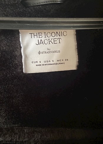 Kürklü Siyah Deri Biker Ceket - Görsel 4