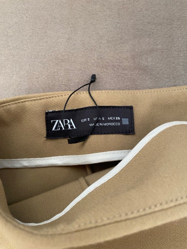 Bej Kadın Mini Etek - Görsel 3