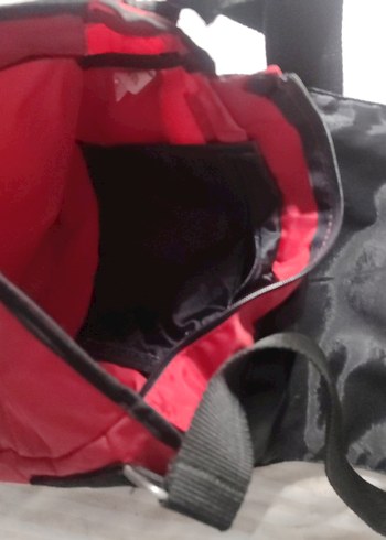 Kırmızı Siyah Omuz Çantası - Görsel 3