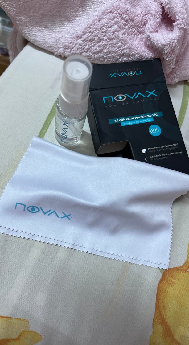 Novax Gözlük Camı Temizleme Kiti Turkuaz - Görsel 2