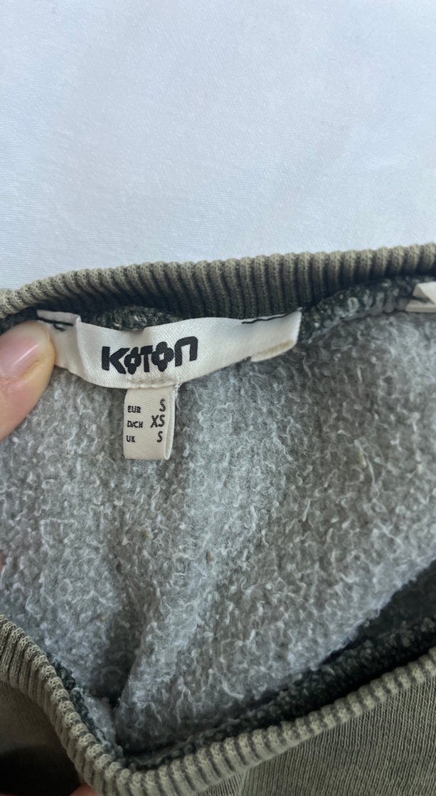 Haki yeşili Sweatshirt - Görsel 2