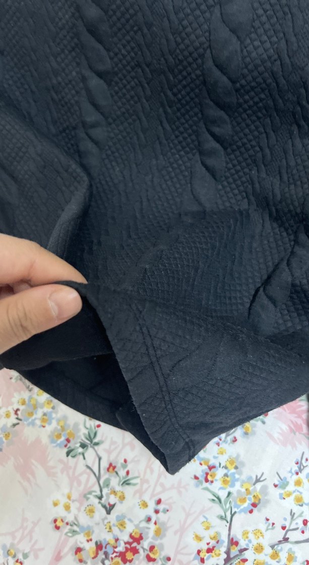 Kadın Siyah Örgü Salaş Kazak - Görsel 3