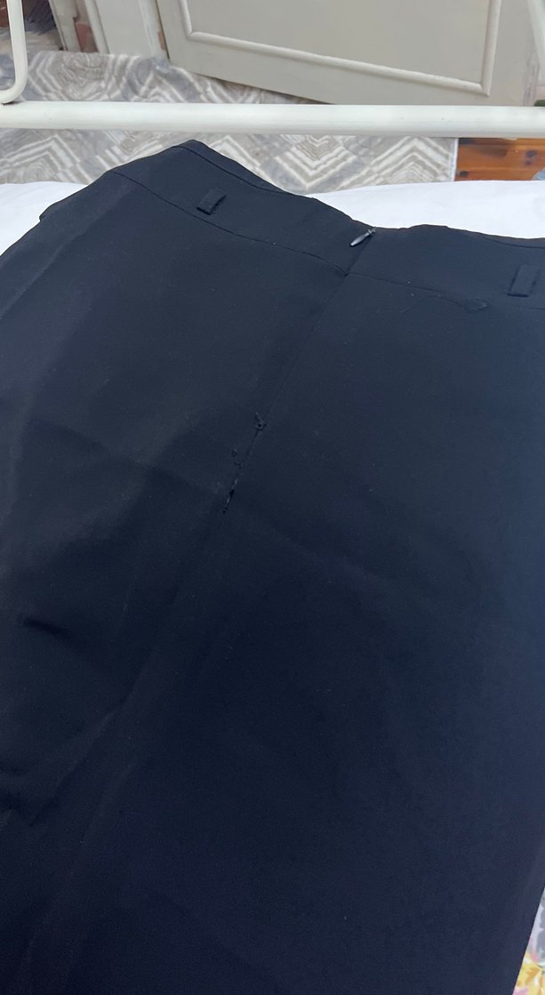 Düğmeli Siyah Uzun Kadın Etek - Görsel 3