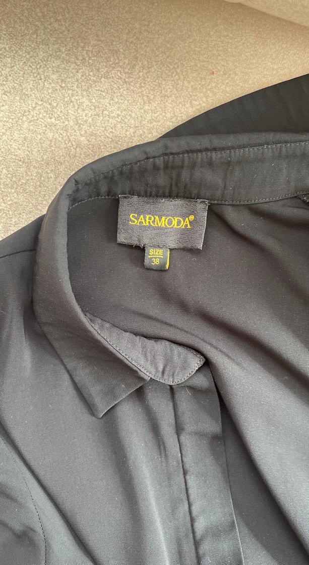 Uzun Kollu Siyah Gotik Kadın Elbise, ferace, pardesü - Görsel 4