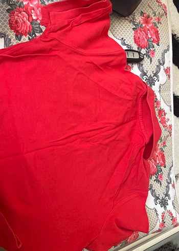 Kırmızı Erkek Polo Tişört Düğmeli - Görsel 4