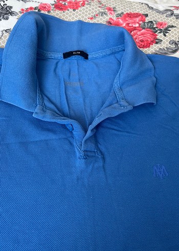 Koyu Mavi Kısa Kollu Polo Tişört - Görsel 3