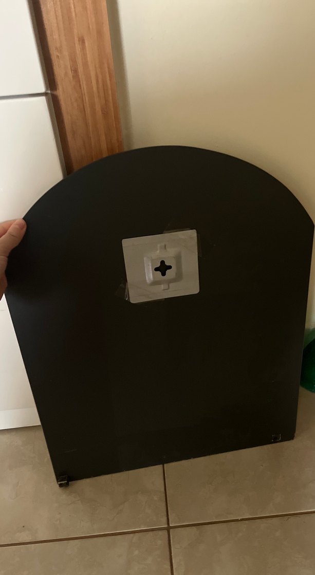 Gri Yarım Daire Dekoratif Ayna - Görsel 2