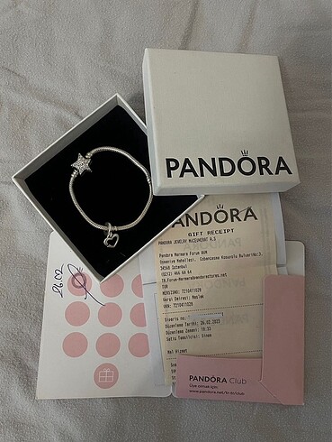 Orjinal Sertifikalı Pandora ve charm
