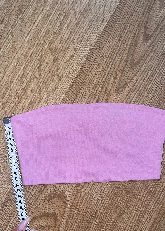 H&M straplez crop - Görsel 3