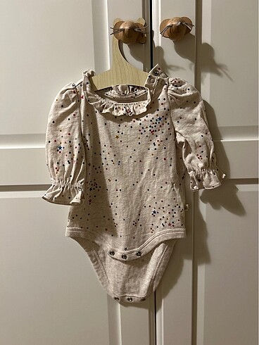 Gap GAP Fırfırlı Krem Body (0-3 Ay)