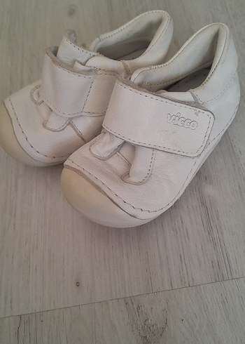 Beyaz Bebek İlk Adım Ayakkabısı