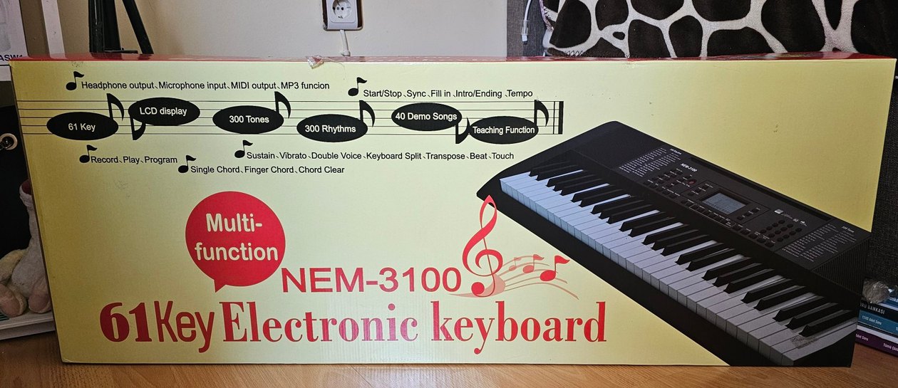Nemesis M-3100 Elektronik Klavye - Görsel 2