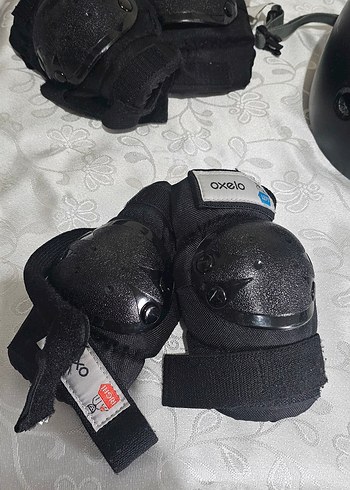 Siyah Biker Dizlik ve Koruyucu Seti Velcro - Görsel 4