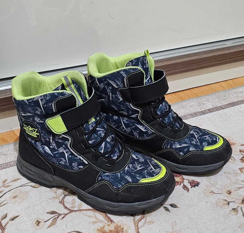 Mavi Yılan Desenli Erkek Çocuk Botu - Görsel 3