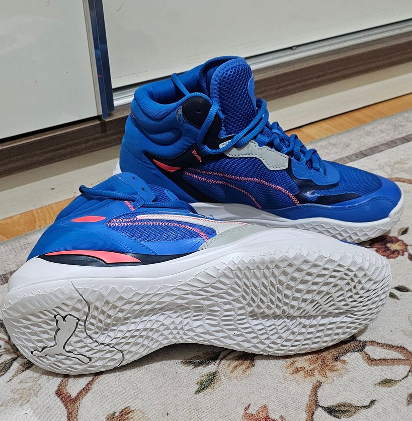 Mavi Profoam Basketbol Ayakkabısı Velcro Detaylı - Görsel 2